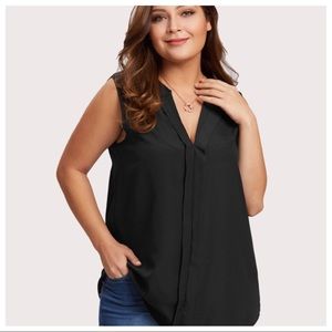 🚩SALE!🚩 PLUS SIZE Black SLEEVELESS TOP!